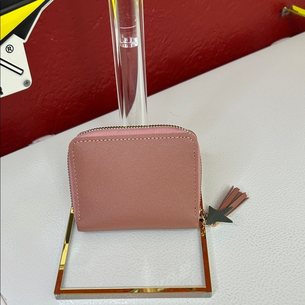 Pink Heart Pattern Wallet - Picture 2 of 3